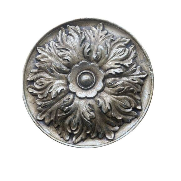 Urbanest Vintage Silver Floral Wall Mask Art Decor - Picture 3 of 8